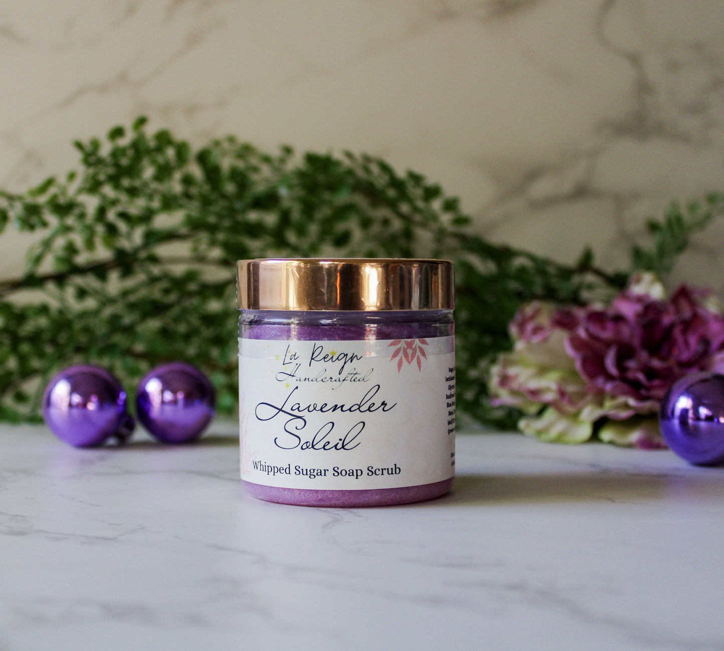 Lavender Soleil Sugar Soap Scrub