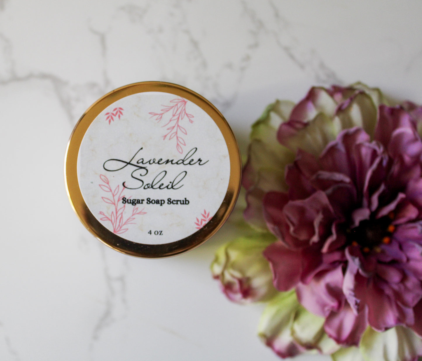 Lavender Soleil Sugar Soap Scrub