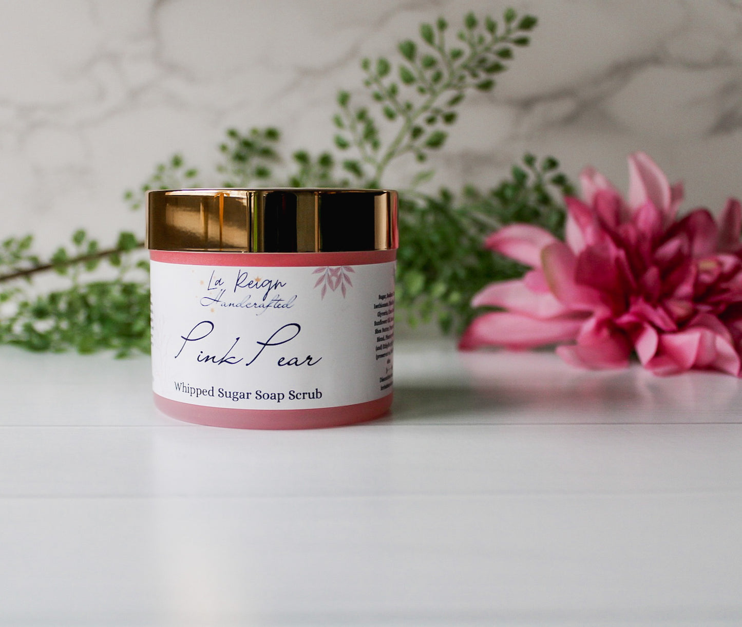 Pink Pear Whipped Sugar Soap